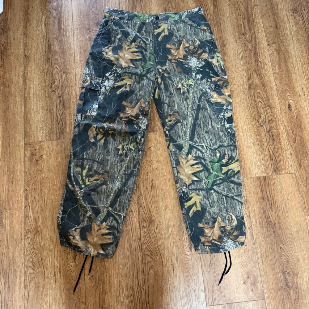 Field Staff Mossy Oak BreakUp Camo Cargo Pants Men XL Hunting Streetwear utility